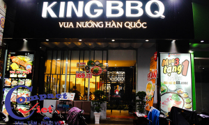 King BBQ Mạc Đỉnh Chi thay đổi diện mạo mới với thiết kế vách ngăn vệ sinh độc đáo